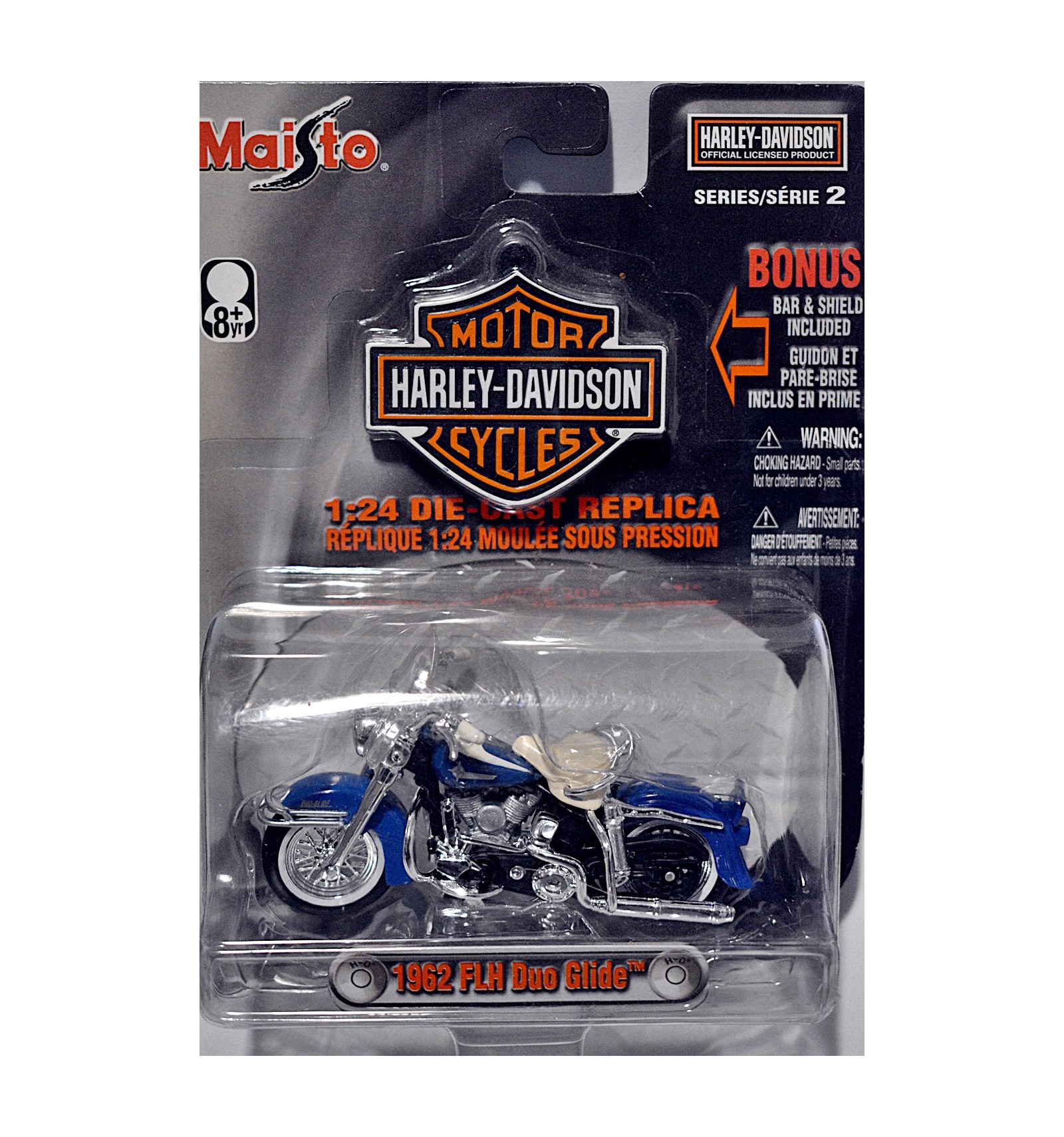 Maisto Harley Davidson 1968 FLH Electra Glide Motorcycle Diecast 1 24 for sale online 