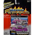 Johnny Lightning Scrapin - Lowriders - White Lightning! 1962 Chevrolet Bel Air Bubbletop