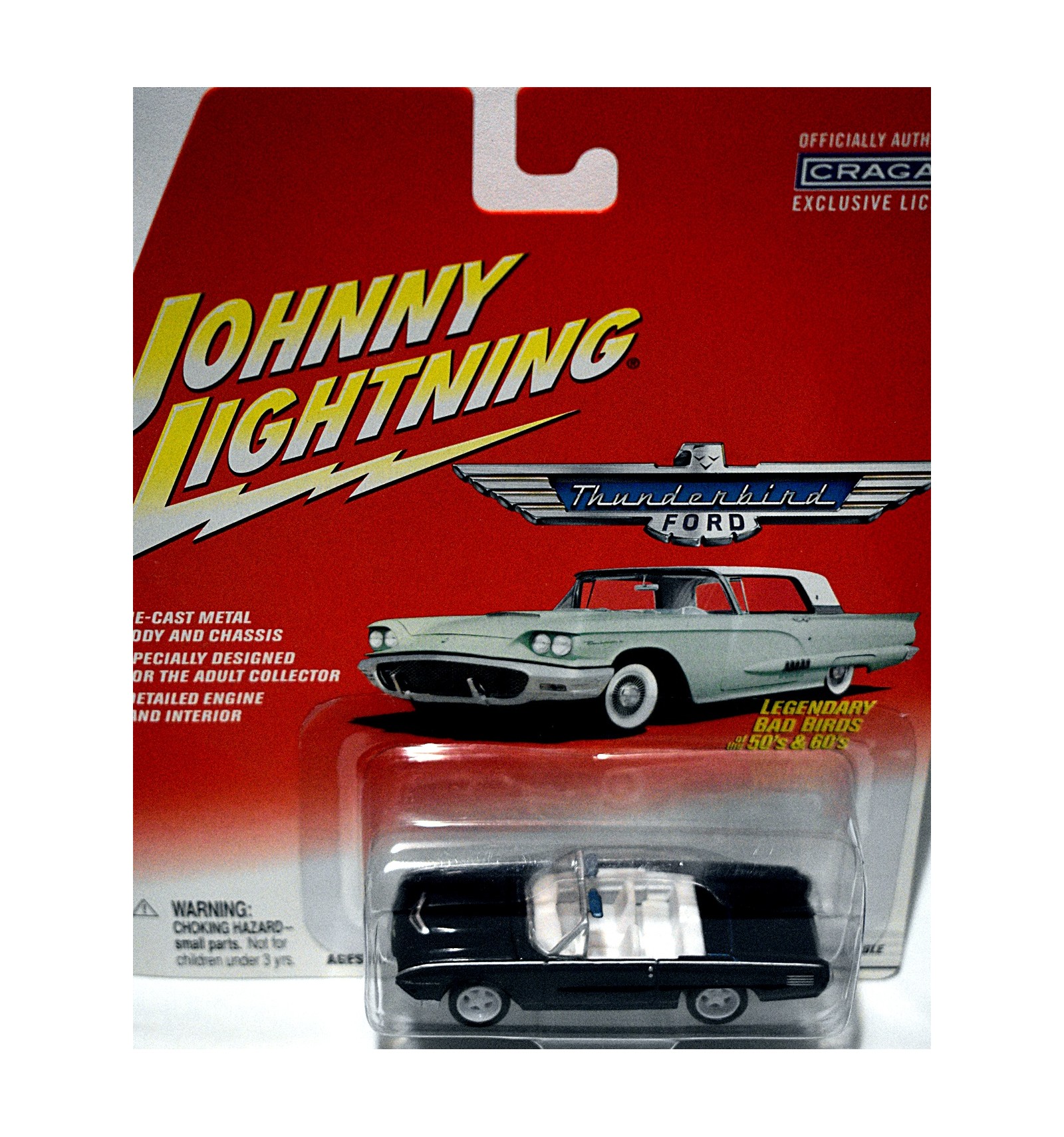 1998 Johnny Lightning Hot Rods #12 Bad Bird Ford Thunderbird 