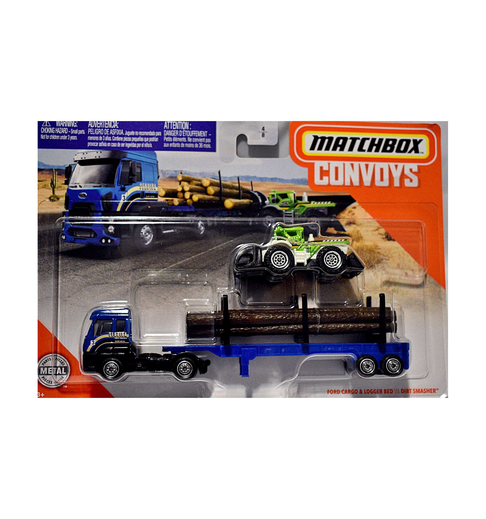 matchbox trucks with trailers