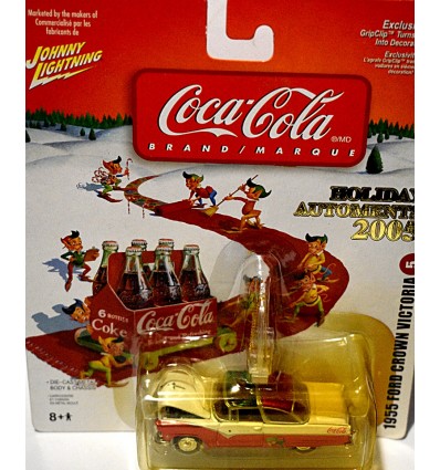 Johnny Lightning Coca-Cola Christmas Automent - 1956 Ford Fairlane