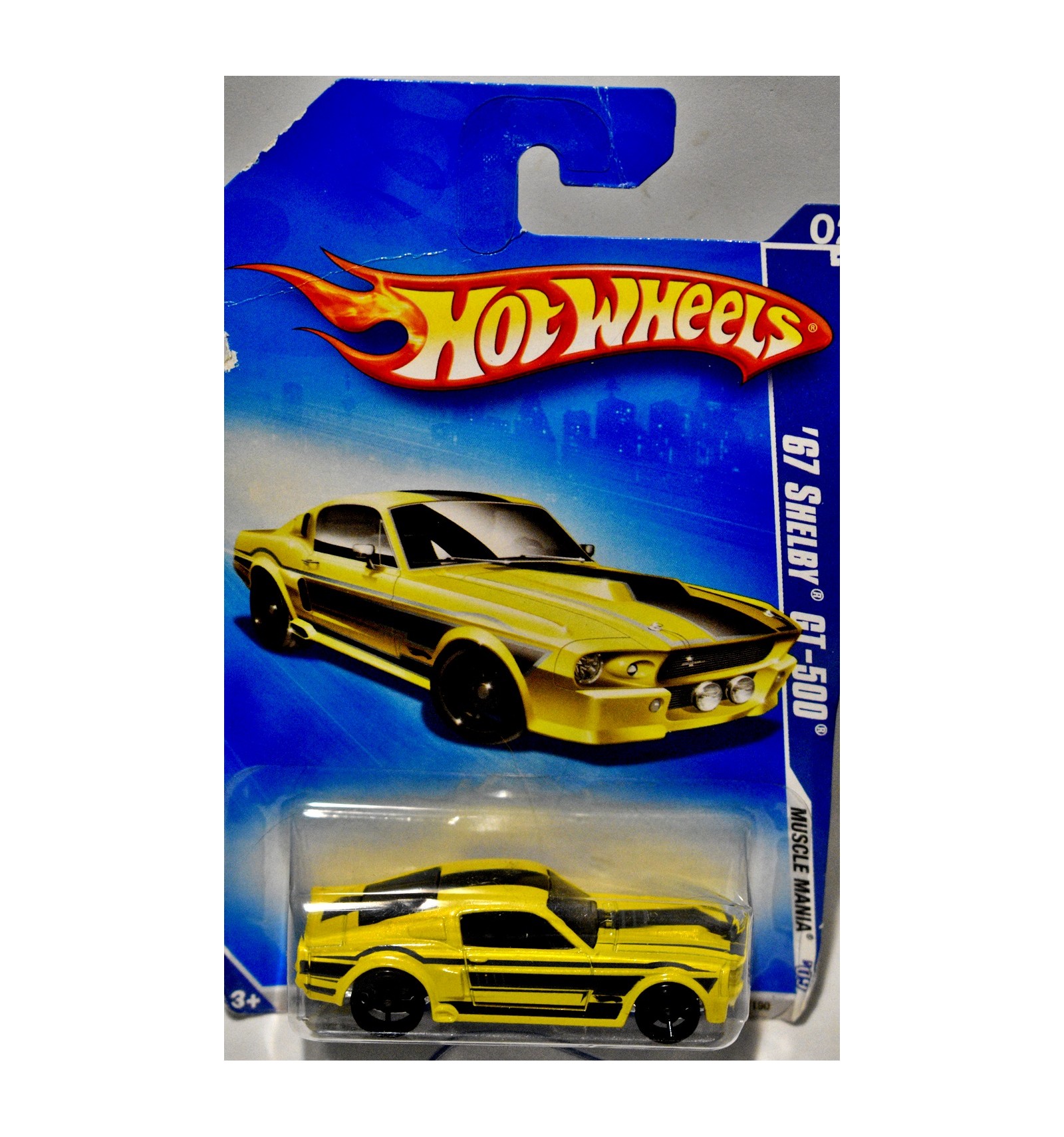 Hot Wheels 2020 10 67 Ford Mustang Shelby GT500 Spring Yellow Blue Black Lot of4 