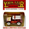 Johnny Lightning Rare White Lightning & Promo - 2012 York Fair Jeep Cherokee Fire Truck