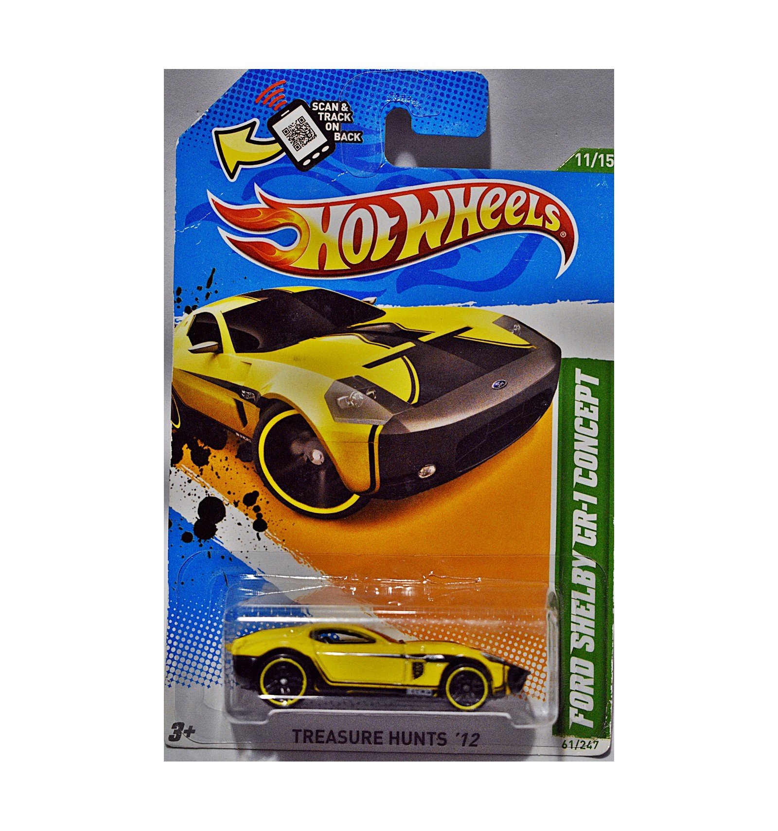 2012 Hot Wheels Treasure Hunts Ford Shelby GR-1 Concept 11/15