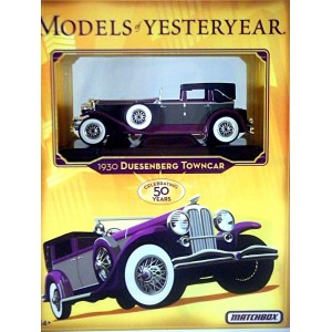 Matchbox - Models of Yesteryear 50th Anniversary 1930 Duesenberg Towncar