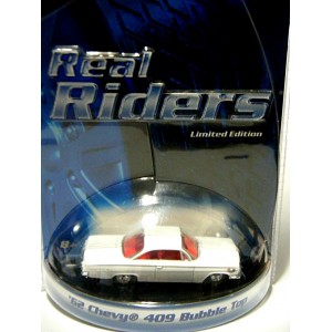 Hot Wheels Real Riders Series - 1962 Chevrolet Bel Air 409 Bubble Top