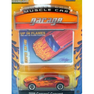 Greenlight Muscle Car Garage Up In Flames 2006 Chevrolet Camaro Concept