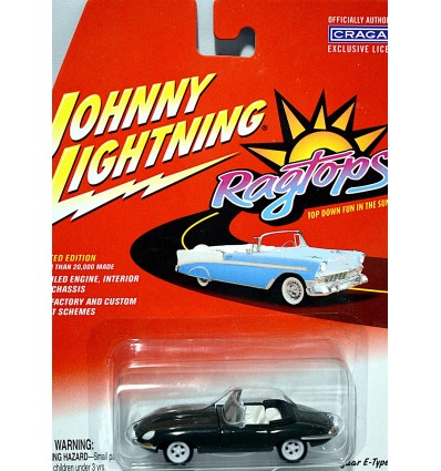 Johnny Lightning Rare White Lightning - Ragtops - 1962 Jaguar XKE Convertible