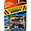 Johnny Lightning Street Freaks - Demolition Derby - 1997 Chevrolet Tahoe Police Truck