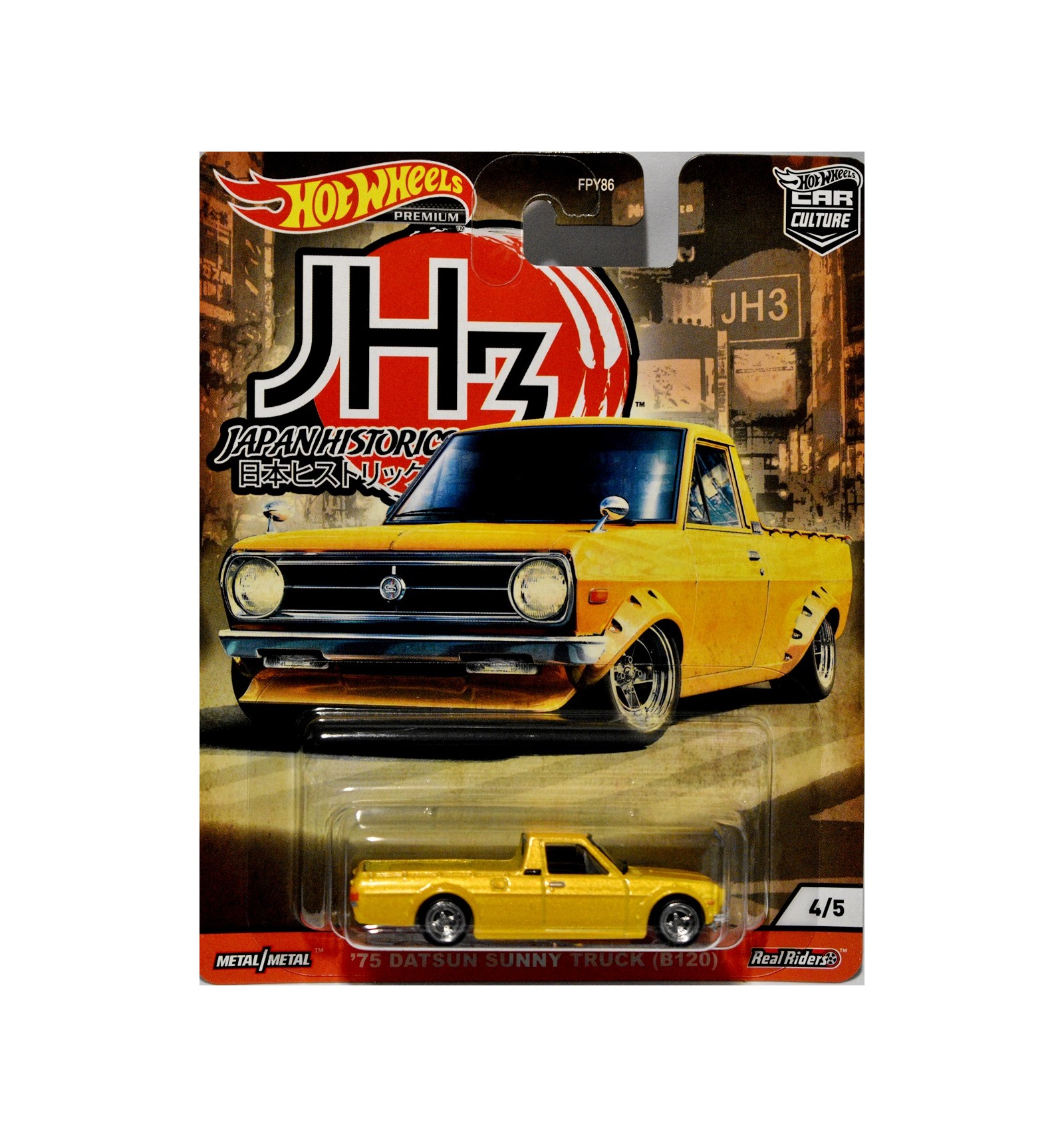 '75 DATSUN SUNNY TRUCK HOT WHEELS-PREMIUM CAR CULTURE-JAPAN HISTORICS 3 B120 