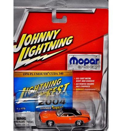 Johnny Lightning Very Rare MOPAR Promo - 2004 Lightning Fest Dinner Surprise Car