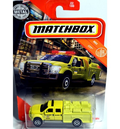 Matchbox San Luis Obispo Ford F-550 Super Duty Paramedics Fire Truck