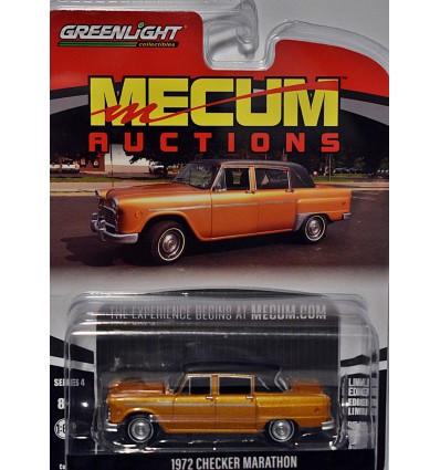 Greenlight Mecum Auction Block - 1972 Checker Marathon