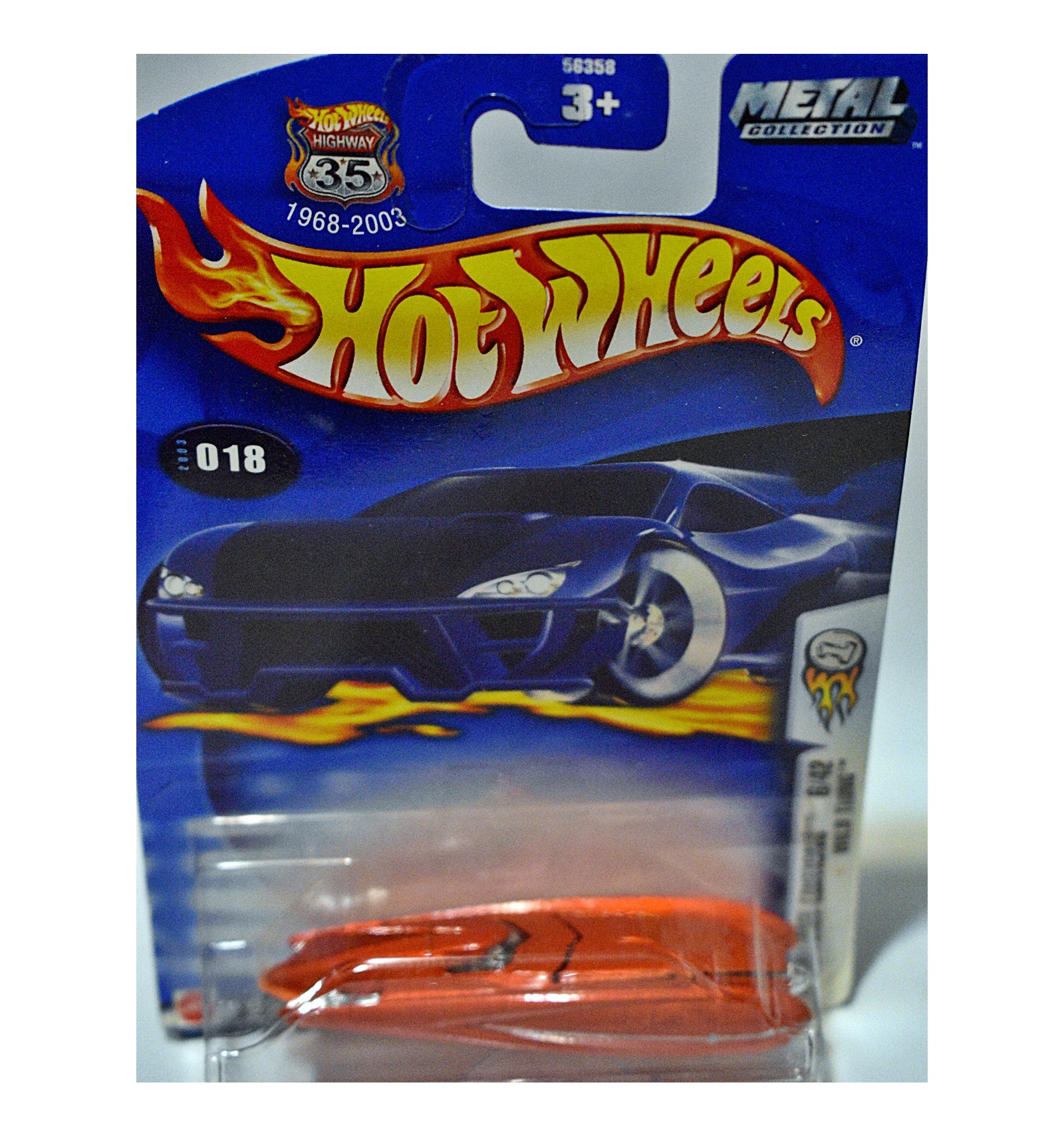 Hot Wheels First Editions 2003-018 Wild Thing Aerodynamic Metal Collection 6/42 