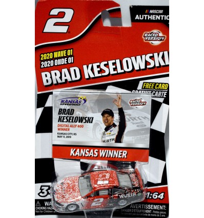 Lionel NASCAR Authentics - Team Penske Brad Keselowski Kansas Winning Wurth Ford Mustang