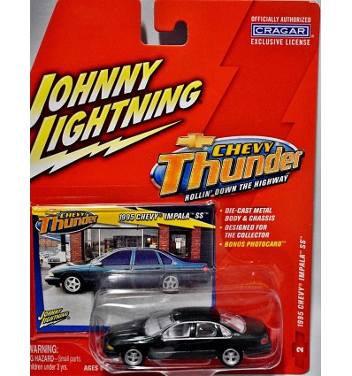 Rare Johnny Lightning Chevy Thunder - White Lightning! 1995 Chevrolet Impala