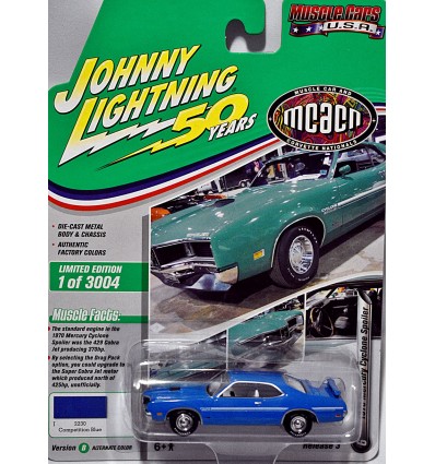 Johnny Lightning Muscle Cars USA - MCACN - 1970 Mercury Cyclone Spoiler