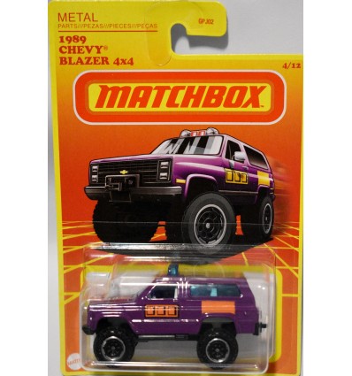 Matchbox Retro 2020 - Chevrolet Blazer 4x4
