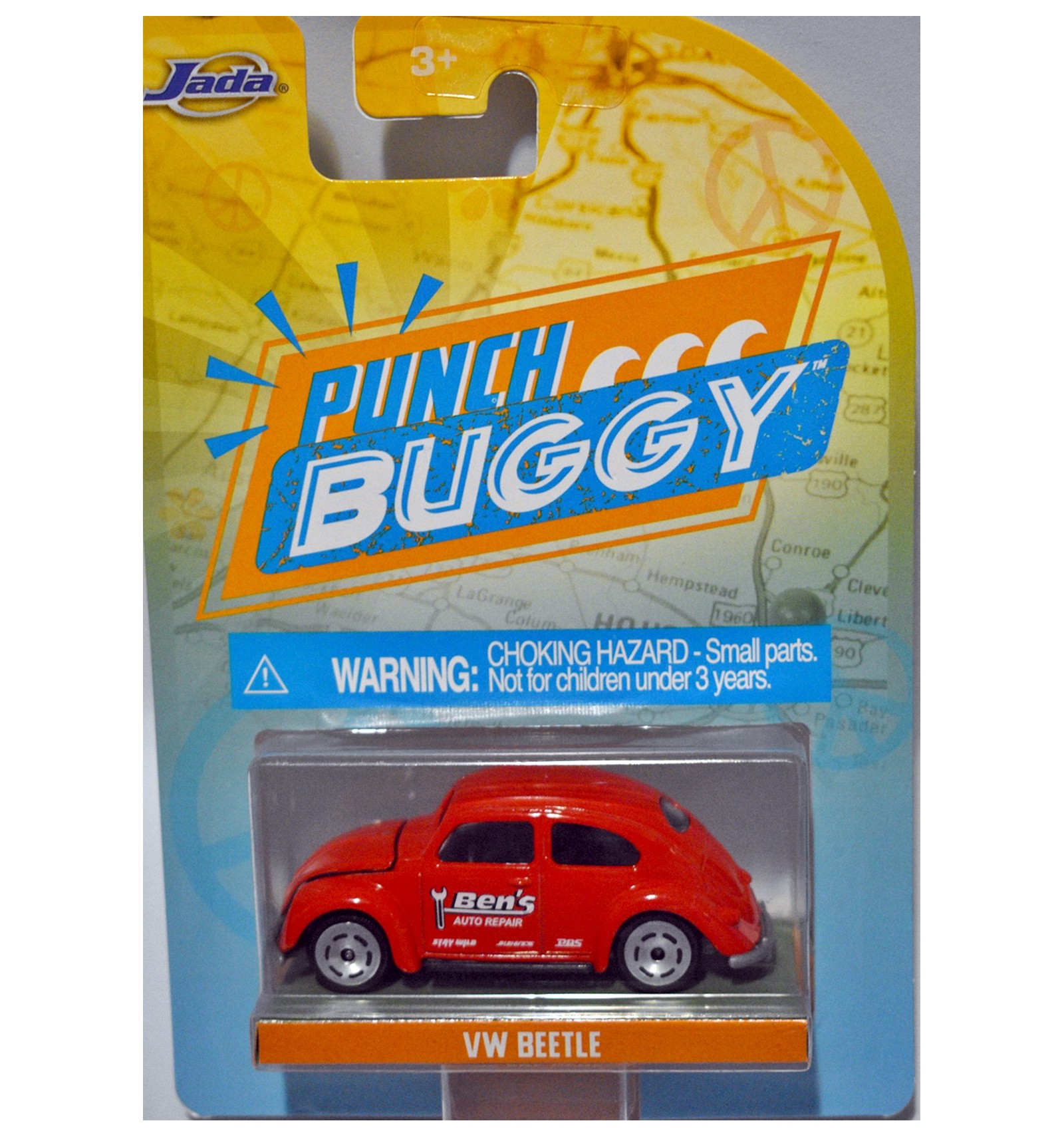 Jada Toys Majorette Punch Buggy  Volkswagen Beetle blanche NP27 