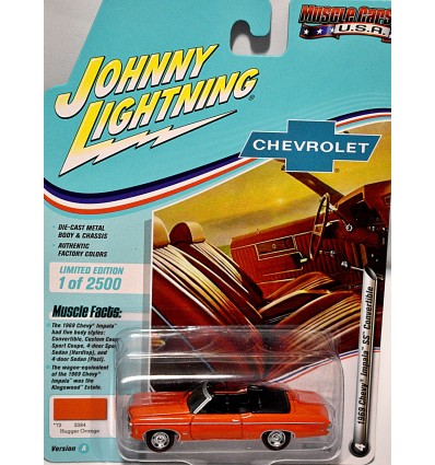 Johnny Lightning Muscle Cars USA - 1969 Chevrolet Impala SS Convertible