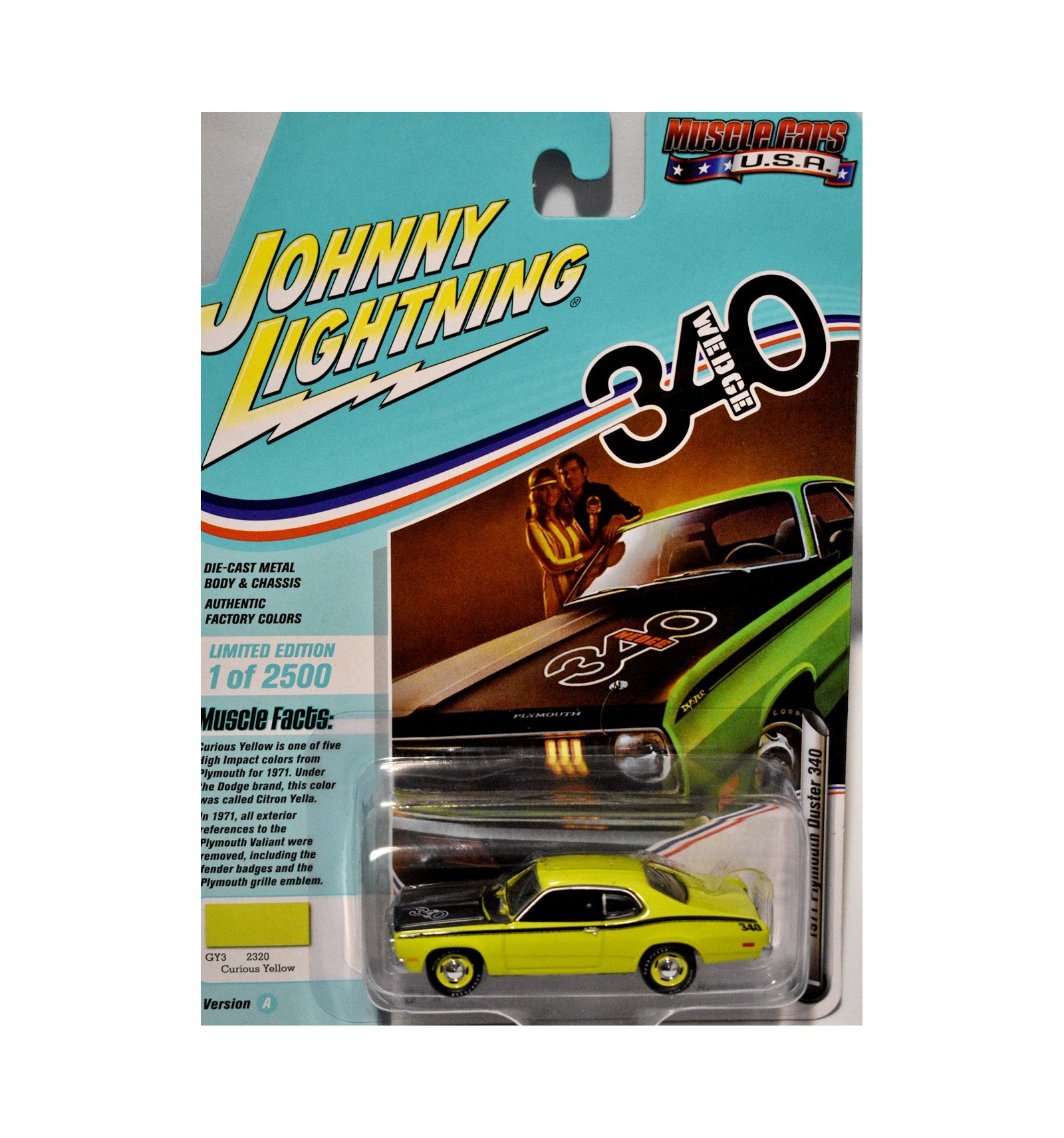 Johnny Lightning Muscle Cars USA - 1971 Plymouth Duster 340