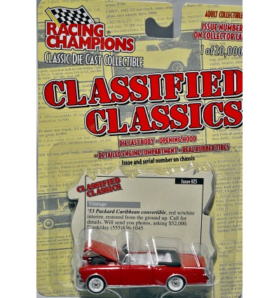 Racing Champions Classified Classics Series - 1953 Packard Caribbean Convertible