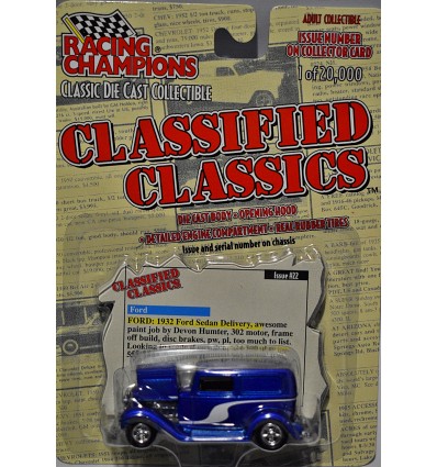 Racing Champions Classified Classics Series - 1932 Ford Sedan Delivery Hot Rod
