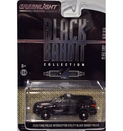 Greenlight Black Bandit 2020 Ford Police Interceptor Truck