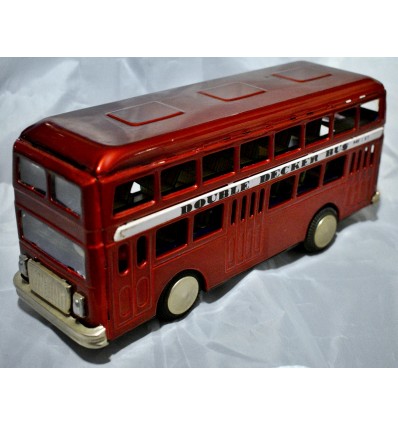 Vintage Tin Friction - London Double Decker Bus