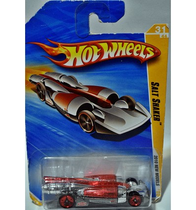 Hot Wheels - 2010 New Models - "Salt Shaker" Jet Powered Salt Flats Racer