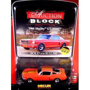 Greenlight Auction Block (Mecum) 1966 Ford Mustang Shelby GT350-H