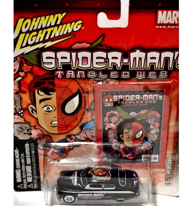 Johnny Lightning - Marvel Comics - Spiderman 49 Mercury Lead Sled Coupe