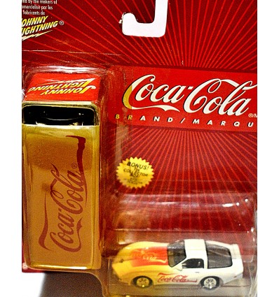 Johnny Lightning Coca-Cola Tins - Chevrolet Corvette C3 Coupe