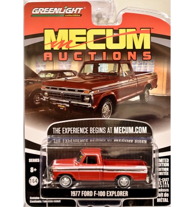 Greenlight Mecum Auctions - 1977 Ford F-100 Explorer Pickup Truck