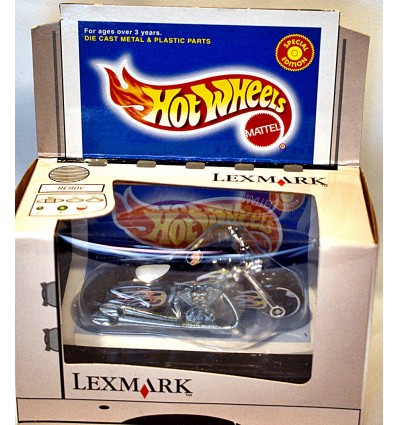Hot Wheels - Limited Edition Lexmark Promo - Scorchin' Scooter Customer Motorcycle
