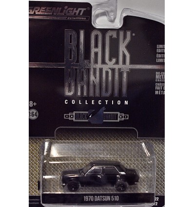 Greenlight - Black Bandit - Murdered Out 1970 Datsun 510
