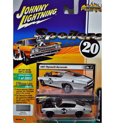 Johnny Lightning Spoilers 1967 Plymouth Barracuda