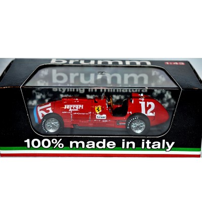 Brumm - Alberto Ascari No. 12 - 1952 Ferrari 375 Indianapolis 500 Race Car