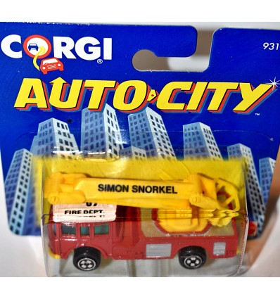 Corgi Juniors (29-C) ERF Simon Snorkel Fire Truck (1972)
