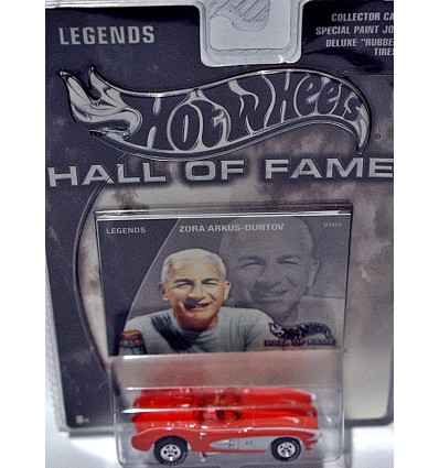 Hot Wheels Hall of Fame Series - Legends - Zora Duntov - Chevrolet Corvette SR2