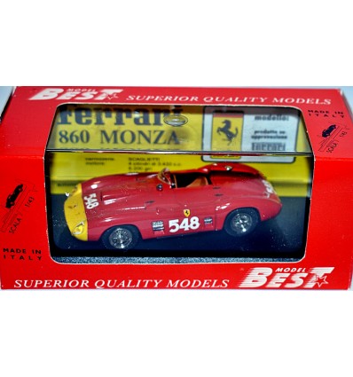 Best Model - (9058) 1956 Ferrari 860 Monza Mille Miglia Race Car