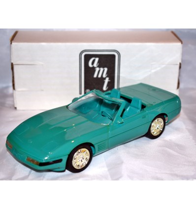 AMT Dealer Promo - 1991 Chevrolet Corvette Convertible (Turquoise Metallic)