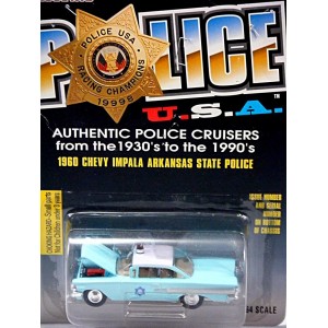 Racing Champions Arkansas State Police 1960 Chevrolet Impala Patrol Car