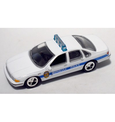 Johnny Lightning - American Blue - Honolulu Police Chevy Caprice