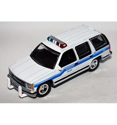 Johnny Lightning - American Blue - Mesquite, TX Police Chevy Tahoe