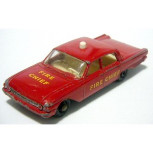 Matchbox Regular Wheels Series - Ford Fairlane Fire Chief Car