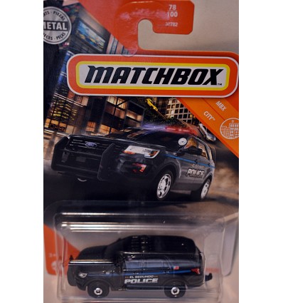 Matchbox - El Segundo CA Ford Police Interceptor