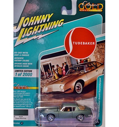 Johnny Lightning Classic Gold - 1963 Studebaker Avanti Supercharged