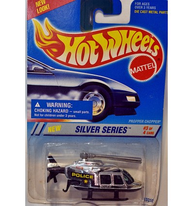 Hot Wheels - Silver Series - Police Helicopter