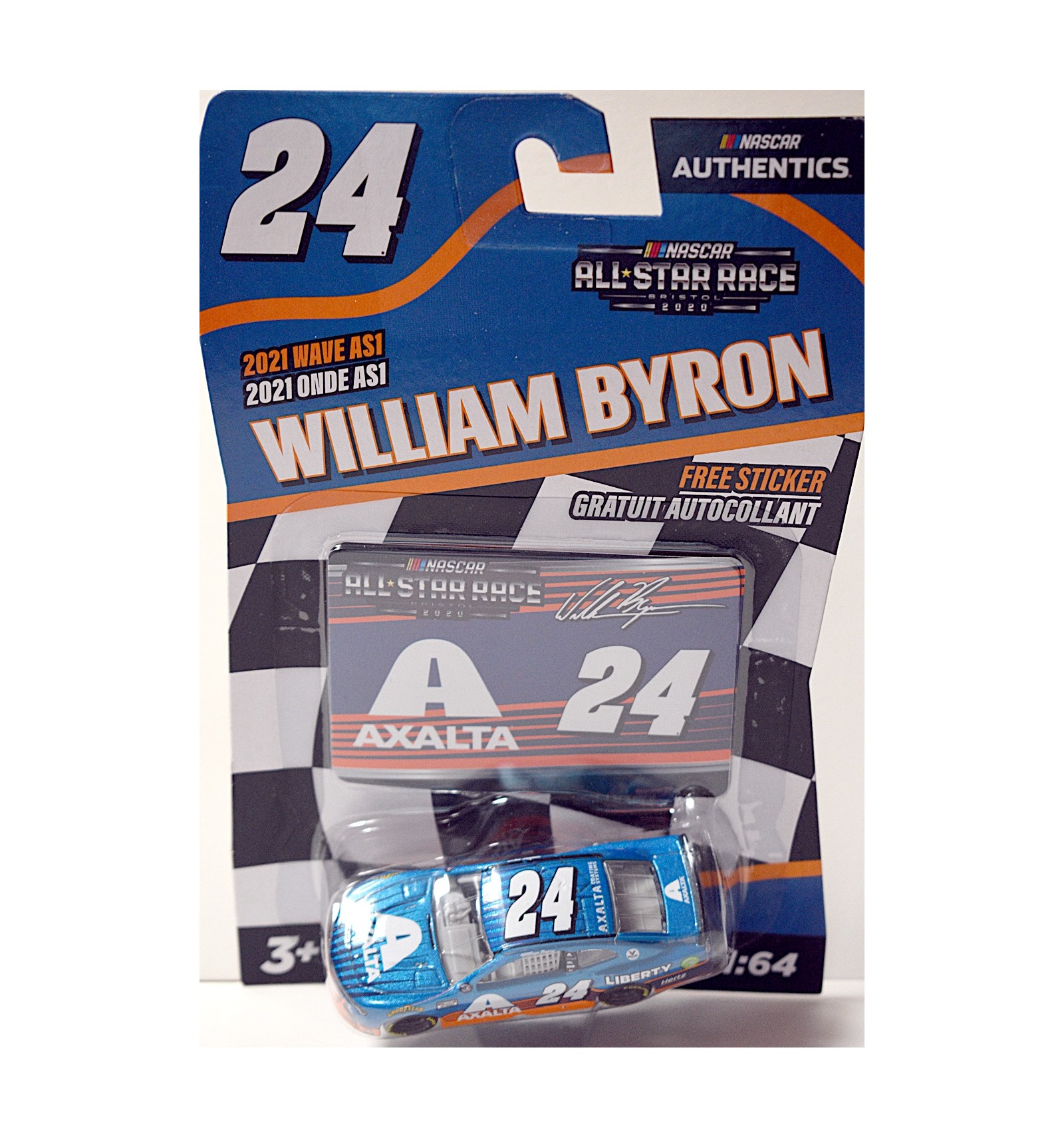 2019 Wave 3 William Byron Axalta 1/64 NASCAR Authentics Diecast 